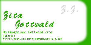 zita gottwald business card